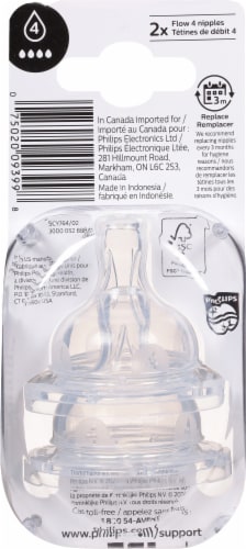 Philips Avent Anti-Colic Fast-Flow Nipples Perspective: back