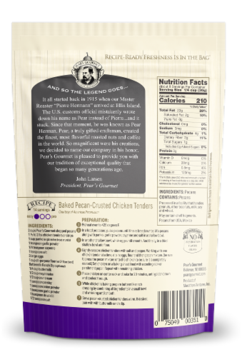 Pear's Gourmet Naturals Chopped Pecans Perspective: back