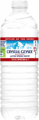 Crystal Geyser® Alpine Spring Bottled Water Perspective: back