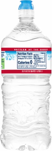 Crystal Geyser® Alpine Spring Water® Bottle Perspective: back