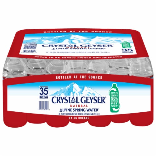 Crystal Geyser Natural Alpine Spring 16.9 Oz. Water Bottles, 24-Pack