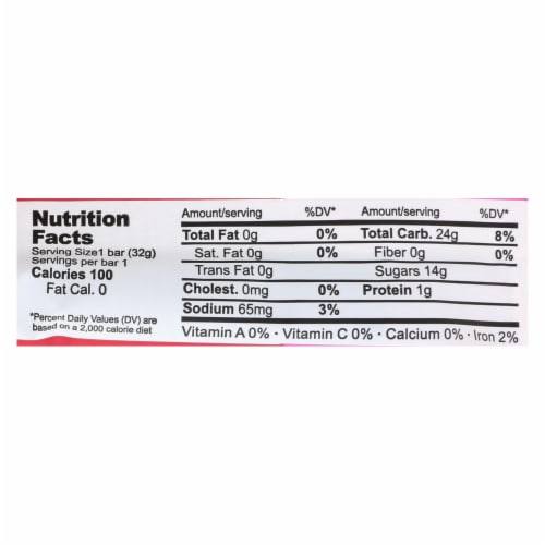 Panda Raspberry Flavored Bar Perspective: back