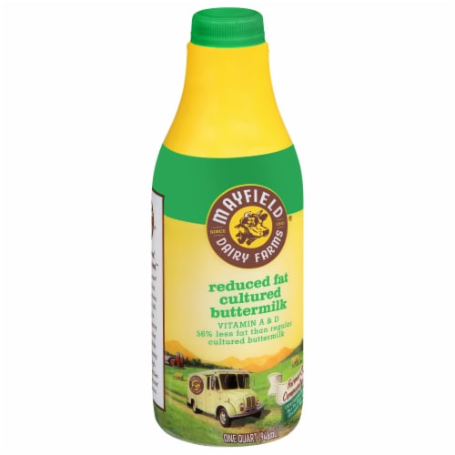 Mayfield Cultured 1.5% Reduced Fat Buttermilk Perspective: back