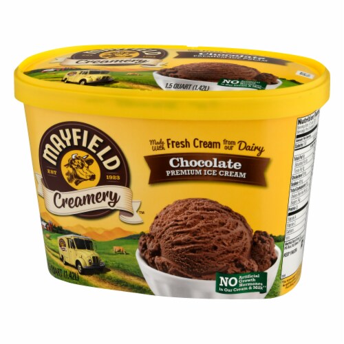 Mayfield Creamery Chocolate Ice Cream Perspective: back