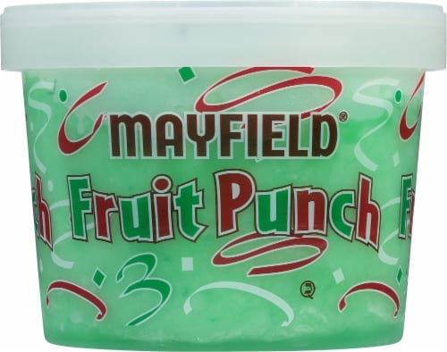 Mayfield Green Frozen Fruit Punch Sherbet Perspective: back