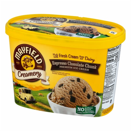 Mayfield Espresso Chocolate Chunk Premium Ice Cream Perspective: back