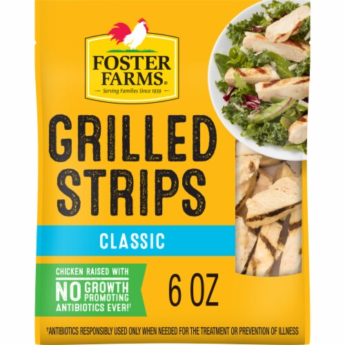 Foster Farms Fully Cooked Classic Grilled Strips Perspective: back