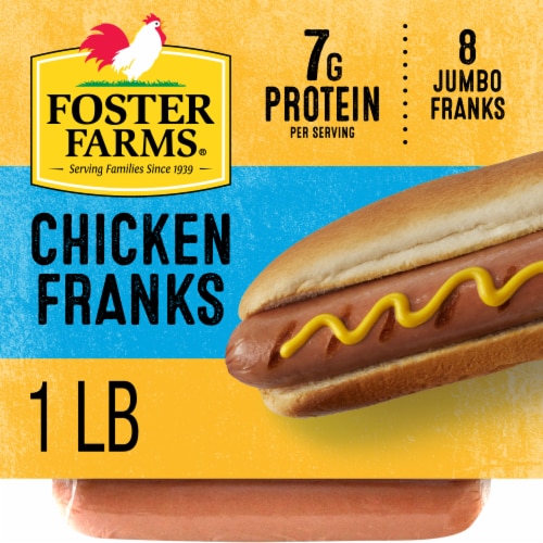 Foster Farms Chicken Franks Perspective: back