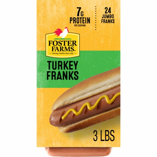Foster Farms Turkey Franks Perspective: back