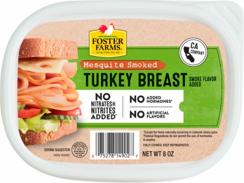 Foster Farms® Mesquite Smoked Turkey Breast Perspective: back