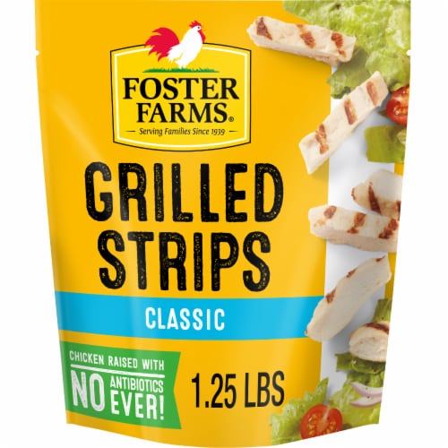 Foster Farms Classic Grilled Chicken Strips 20 oz Bag Perspective: back
