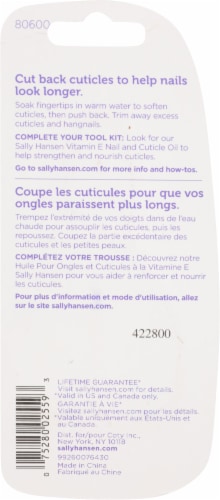 Sally Hansen® Nip 'Em On The Go™ Travel Cuticle Clippers Perspective: back