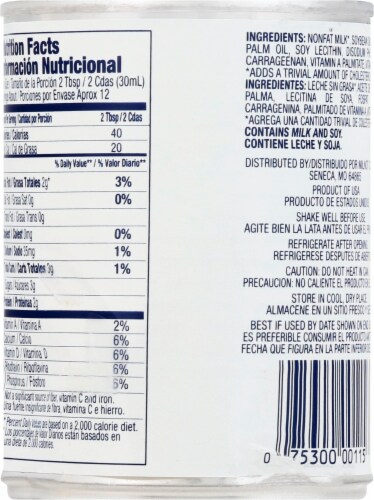 Sunshine Evaported Milk Perspective: back