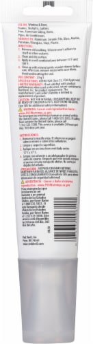 Red Devil® 100% Clear Silicone Perspective: back