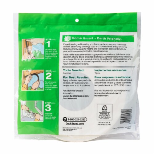 Duck® Large Gap Foam Weatherstrip Seal Perspective: back