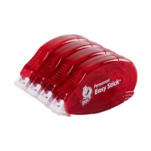 Duck Easy Stick Permanent Double Stick Adhesive Roller - 4 Pack Perspective: back