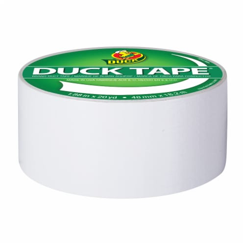 Duck® Heavy Duty White Duct Tape Perspective: back