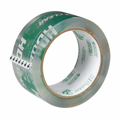 Duck® HD Clear Packaging Tape - Clear Perspective: back