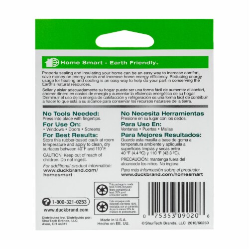Duck® Rope Caulk - White Perspective: back
