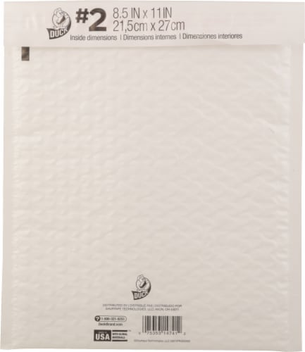 Duck® Poly Bubble Mailer Perspective: back