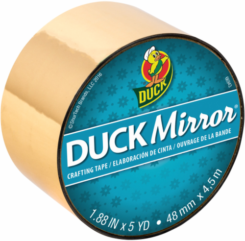Duck® Duck Mirror® Crafting Tape - Gold Perspective: back