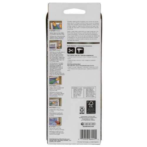 Duck® Max Strength® Indoor Heavy Duty Window Kit Perspective: back