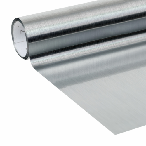 Duck® Deco Adhesive Laminate - Metallic Silver Perspective: back