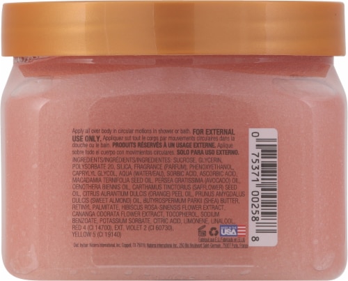 Tree Hut® Pink Hibiscus Shea Sugar Scrub Perspective: back
