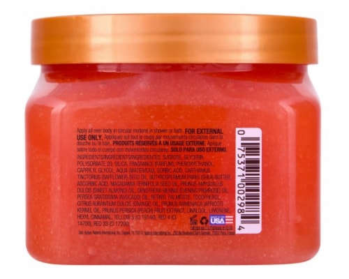 Tree Hut® Peach Sorbet Shea Sugar Scrub Perspective: back
