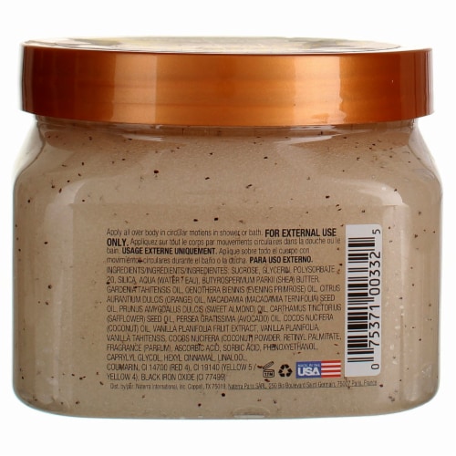 Tree Hut® Tahitian Vanilla Bean Shea Sugar Scrub Perspective: back