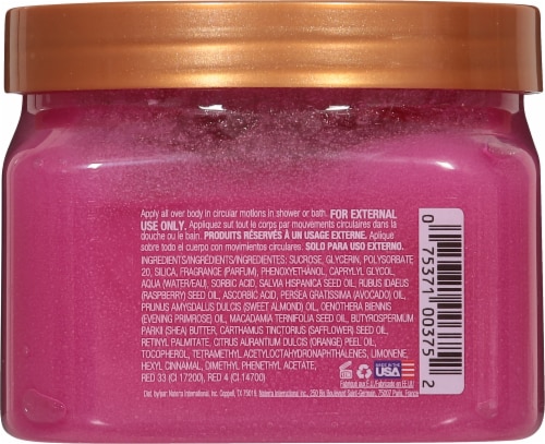 Tree Hut® Raspberry Fizz Shea Sugar Scrub Perspective: back