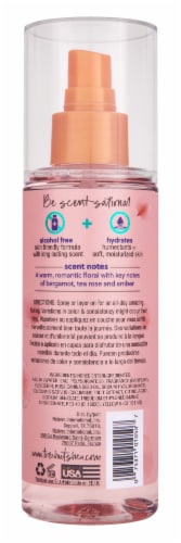 Tree Hut® Alsohol-Free Moroccan Rose Fragrance Mist Perspective: back