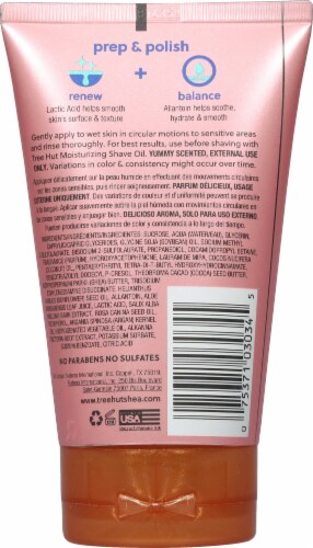 Tree Hut Moroccan Rose Pre-Shave Foaming Polish Perspective: back