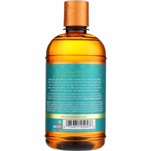Tree Hut Shea Moisturizing Coconut Lime Body Wash Perspective: back