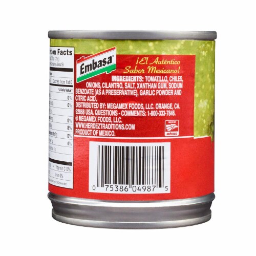 Embasa Salsa Verde Perspective: back