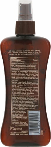 Hawaiian Tropic® Island Tanning Dry Spray Oil SPF 25 Perspective: back