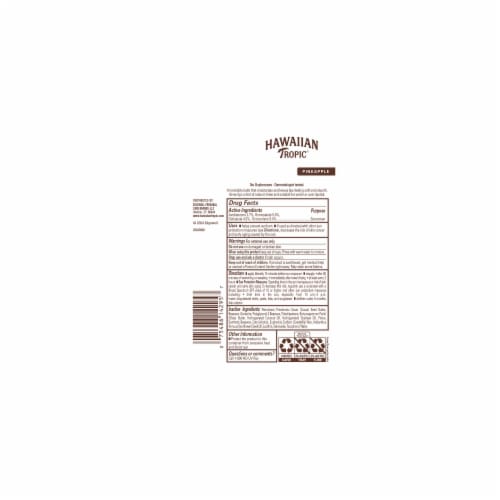 Hawaiian Tropic® Pineapple Lip Balm Sunscreen SPF 30  with 12 hour Moisturization + Vitamin E Perspective: back