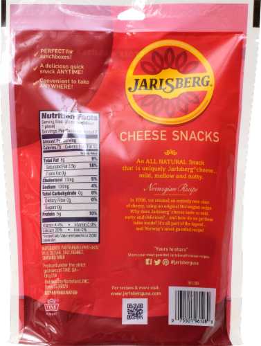Jarlsberg Skim Cheese Snacks Perspective: back