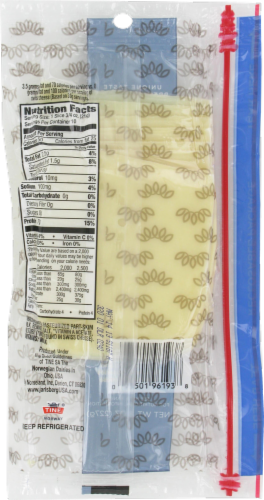 Jarlsberg Lite Reduced Fat Swiss Cheese Perspective: back