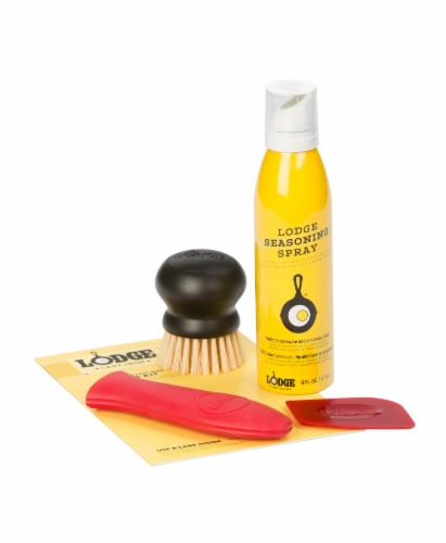 Lodge Seasoned Cast Iron Care Kit Perspective: back