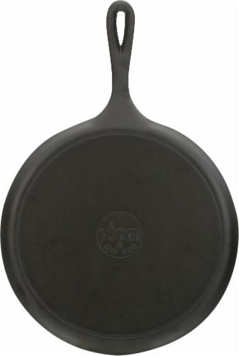 Lodge Round Cast Iron Griddle - Black Perspective: back