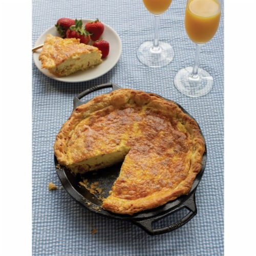 Lodge Bakeware Seasoned Cast Iron Pie Pan w/Grips