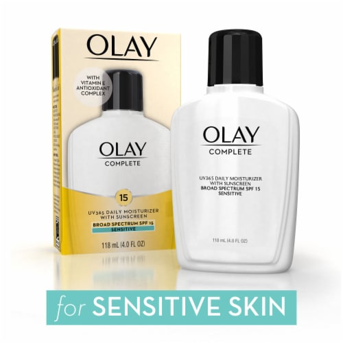 Olay Complete Sensitive Face Lotion Moisturizer with SPF 15 Perspective: back