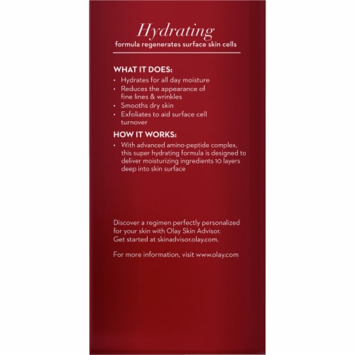 Olay Regenerist Advanced Anti-Aging Deep Hydration Regenerating Face Cream Perspective: back
