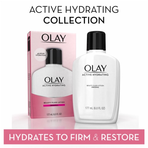 Olay Active Hydrating Original Beauty Face Moisturizing Lotion Perspective: back