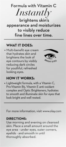 Olay Eyes Brightening Eye Cream Perspective: back