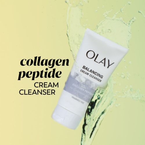 Olay Regenerist Collagen Peptide24 Fragrance-Free Face Wash Perspective: back