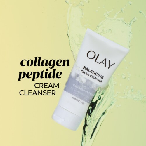 Olay Regenerist Collagen Peptide24 Fragrance-Free Face Wash Perspective: back