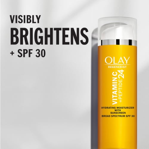 Olay Regenerist Vitamin C + Peptide 24 SPF 30 Face Moisturizer Perspective: back