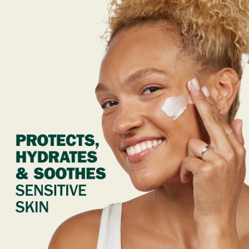 Olay Sensitive Facial Moisturizer Cream Soothing for Sensitive Skin Perspective: back